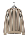 ストライプKNITPO/ベージュ