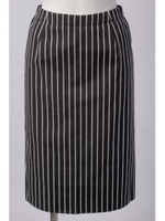 ストライプタイトスカート/ブラック