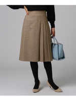 ソフトガンクラブサキソニースカート/ブラウン(242)