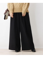 タック＆フラップポケットワイドパンツ/ブラック(019)