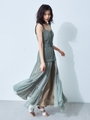 チュールスカートタイトドレス/KKI