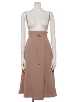 ハイウエスト２ＷＡＹジャンスカ/ライトオレンジ