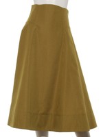 ハイウエストレアスカート/YELLOW