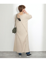 バックオープンリボンワンピース/生成(004)