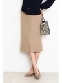 バックルタイトスカート/ベージュ(040)