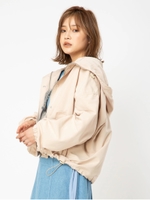 フードマウンテンパーカー/ベージュ