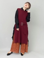 ベルト付ベスト/WINE