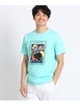 ボーラーアップリケＴシャツ/ライトグリーン(021)