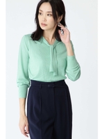 ボウタイニット/ライトグリーン(130)