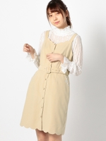 ポケットビジュースカラップジャンスカ/ベージュ