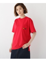 マークゴンザレス別注 ポケット エンジェル 半袖 Tシャツ/レッド(062)