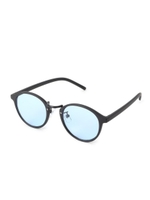 メガネ サングラス ラウンドレンズ/ブルー(119)