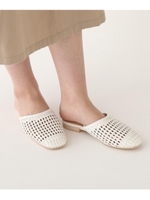 メッシュスリッパサンダル/ホワイト(001)