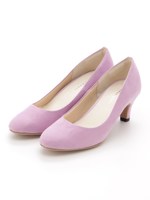 ラウンドトゥプレーンパンプス/ラベンダー