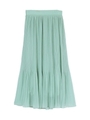 ランダムプリーツスカート/ミントグリーン