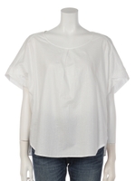 リップルストライプブラウス/オフホワイト