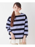 リップルボーダープルオーバー/ロイヤルパープル(382)