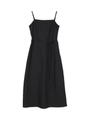 リネンライクキャミソールワンピース/ブラック
