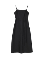 リネンライクキャミソールワンピース/ブラック