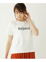 ロゴプリントボクシーTシャツ/オフホワイト(003)