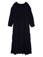 ワッシャープリーツワンピース/NVY