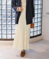 ワッシャープリントスカート