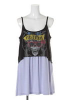 GUNS SKULL TULLE