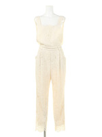 スカラップレースサロペット