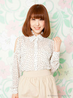 肩あきドットシャツ