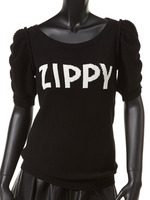 【木下優樹菜さん着用】パワショルニットロゴP／O