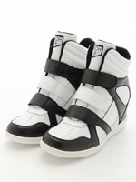 【SKECHERS】プラス3 ライズスラミング ハイカット インヒールスニーカー