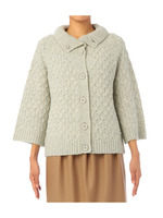 ラメカーディガンニット