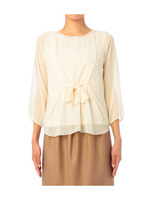 シフォンリボンプルオーバー