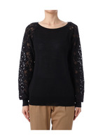 切り替えデザインニットプルオーバー