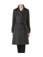 カシミヤ混ウールトレンチコート