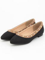 【WEB限定価格】【ILIMA】バイカラーフラットパンプス