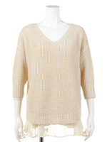 アンゴラ混アンダーキャミ付PO