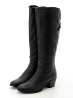 バックデザインベルトブーツ