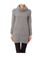 オフタートルニットソーワンピース