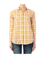 チェック柄コットンシャツ