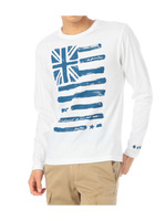 フラッグペイントロングTシャツ