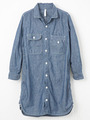 DUNGAREE SHIRT DRESS