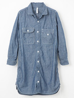 DUNGAREE SHIRT DRESS