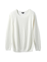 [L]レーヨンシルクミドルゲージプルオーバー