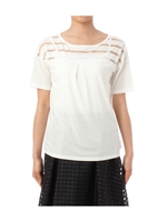urban hymns シースルーボーダー切り替えプルオーバー