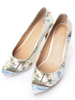 アロハプリントパンプス