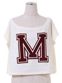 クロップド M Tシャツ