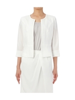 ノーカラーサマージャケット