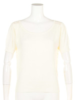 フラワーバックレースショートプルオーバー