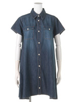 SUMMER DENIM SHIRT DRESS
